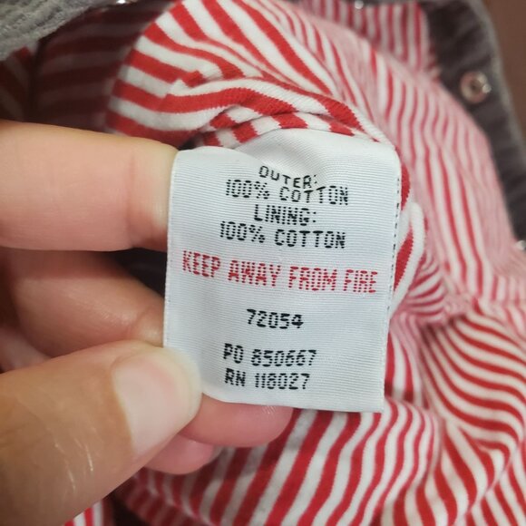 BABY BODEN Kids SZ 12-18 Months Overalls Corduroy Snap Buttons 100% Cotton Brown - Picture 11 of 11